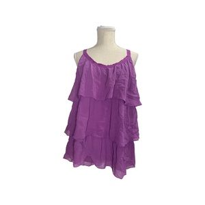 Banana Republic purple layered chiffon camisole